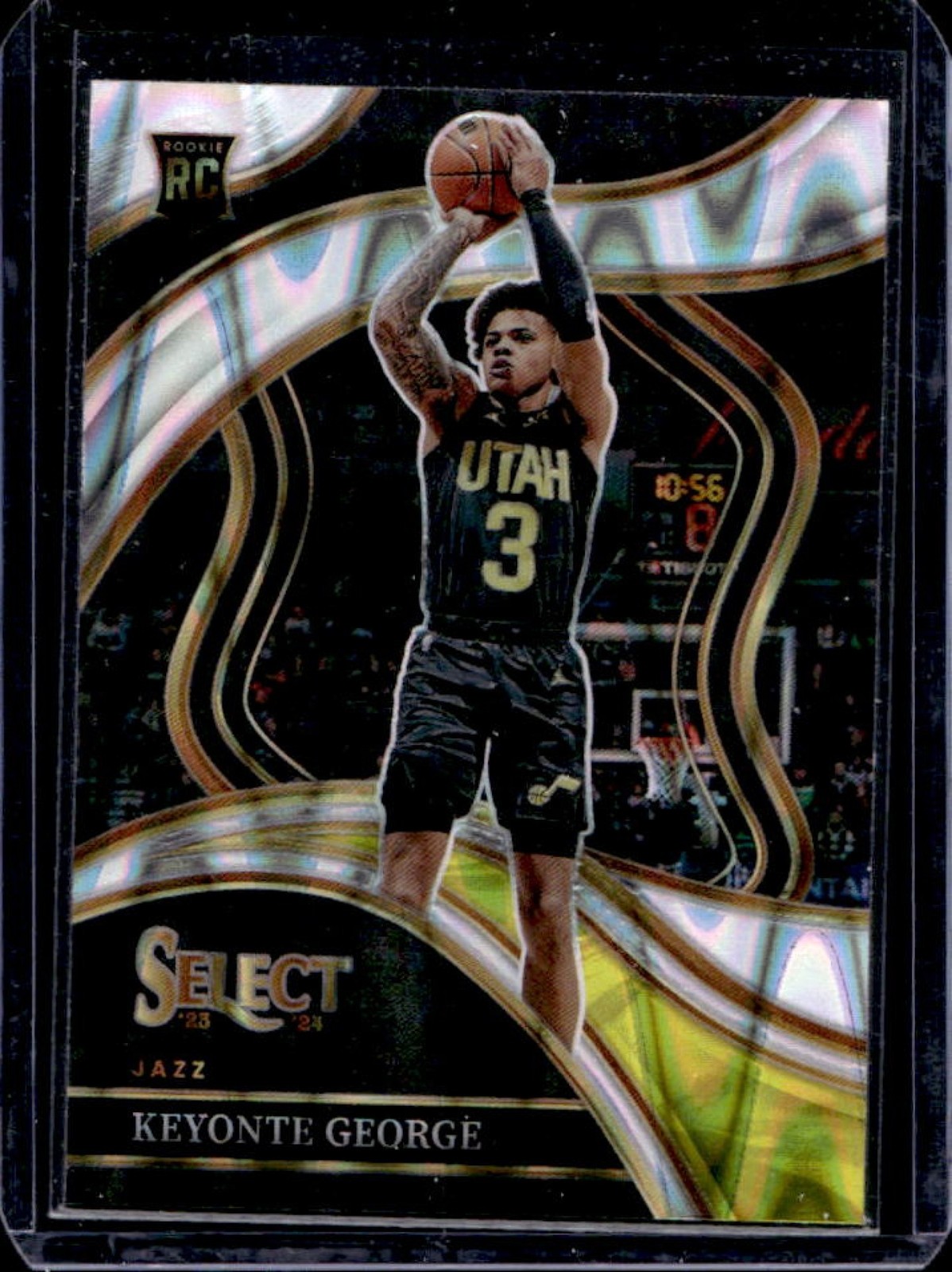 2023-24 Select Keyonte George RC Tectonic Prizm Courtside #295 Jazz