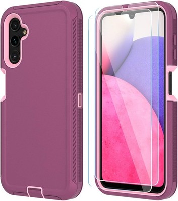 For Samsung Galaxy A14 5G Case Shockproof Protective with 2 x Screen Protector