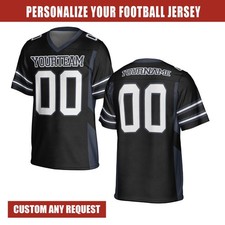 Personalized Football Jersey Men Women Youth, Personalized Name Number Team Je