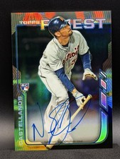 2014 Topps Finest - Rookie Auto Nick Castellanos #RA-NC Black Refractor 12/99