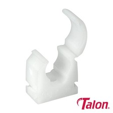 Image of Pipe Clips Talon Hinged Pipe Clips Lock 10mm,12mm, 15mm, 22mm/white/blue/
