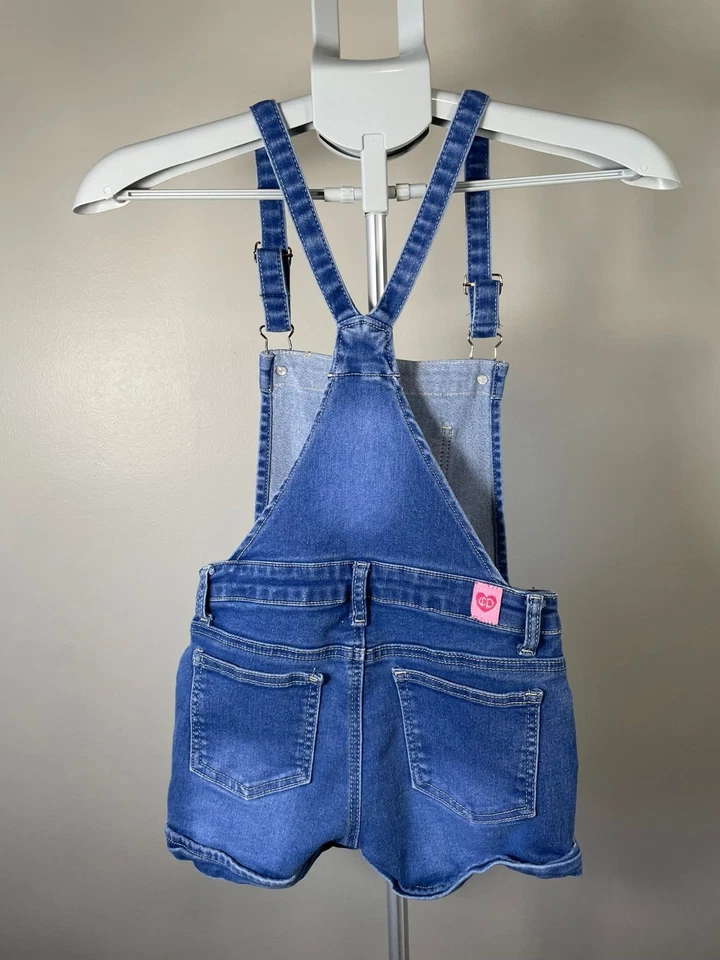 Enterizo De Mezclilla Para Niña Joven. Color Azul - Imagem 2 de 4