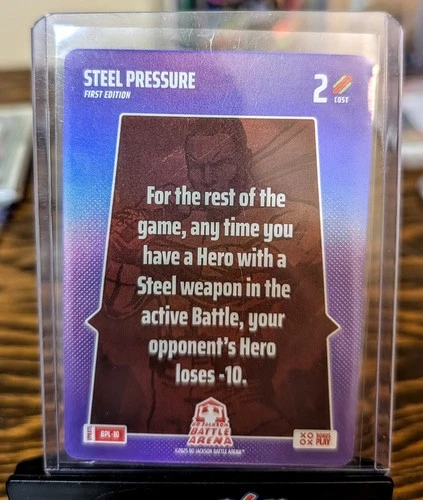 Bo Jackson Battle Arena 🔥SSP🔥 First Edition Steel Pressure BPL-10