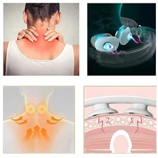 Intelligent New Portable Neck Massage Relaxing Instrument Dry Battery Instrument