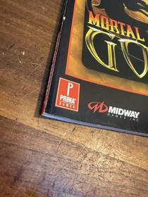 Mortal Kombat Gold Official Strategy Guide Dreamcast Prima BradyGames