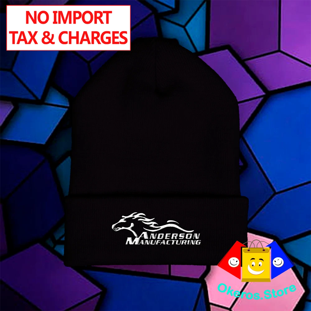 Anderson Manufacturing Guns Firearms Adult Winter Black Classic Beanie Hat