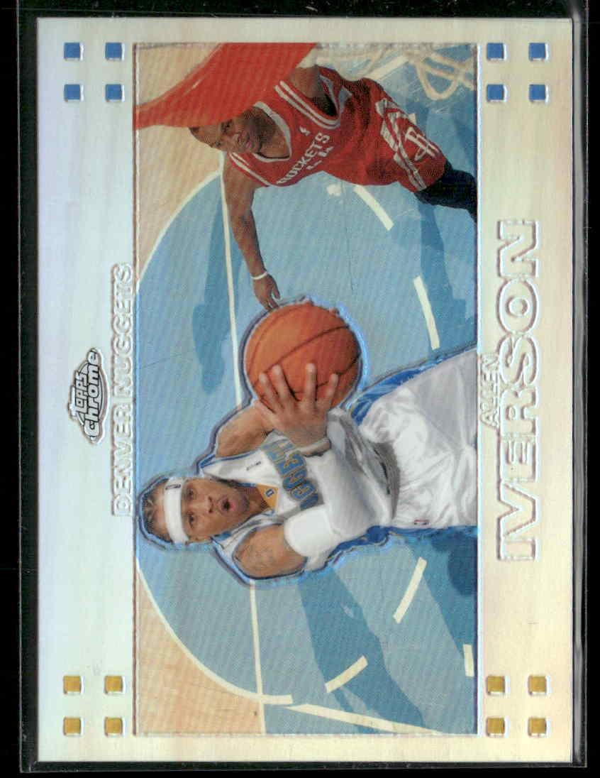 2007-08 Topps Chrome #33 Allen Iverson Refractors #/999
