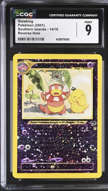 2001 POKEMON SOUTHERN ISLANDS PROMO #14 SLOWKING-HOLO CGC 9