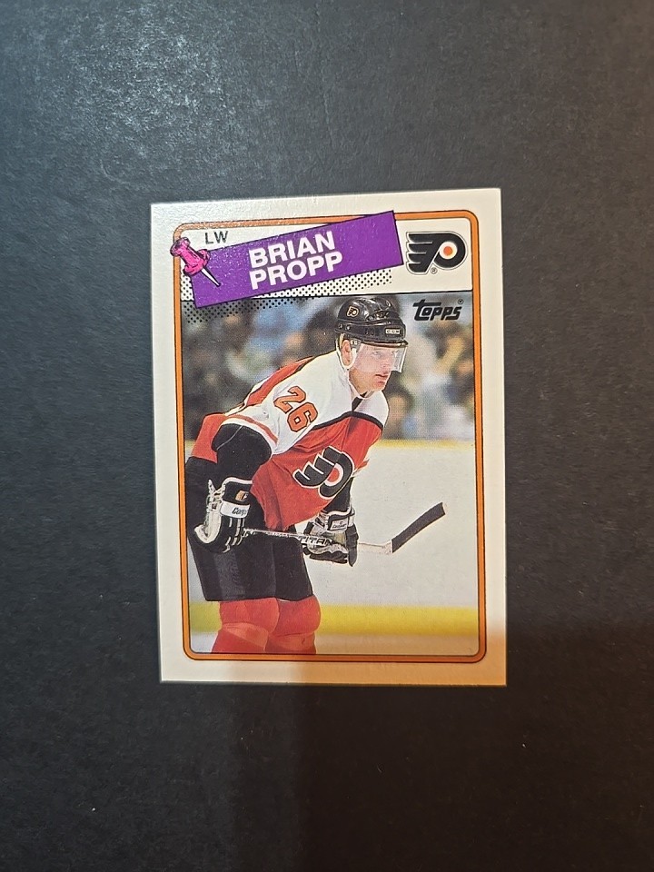 Brian Propp 1988-89 Topps HOCKEY #168 Philadelphia Flyers