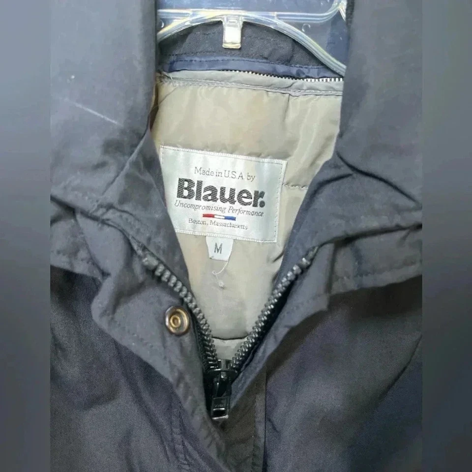 Blauer Gore Tex Cruiser Uniform Coat Jacket Med Black Work Wear Durable Winter - Image 3 of 4