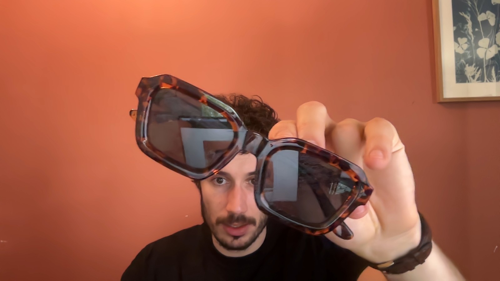 Lunettes de soleil oversize écaille anti-éblouissement grand confort visuel