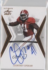 2012 Ultimate Leaf Draft Courtney Upshaw #CU1 Auto 0p5