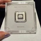 20g Geiger Silver Bar .999 Schloss Guldengossa In Assay