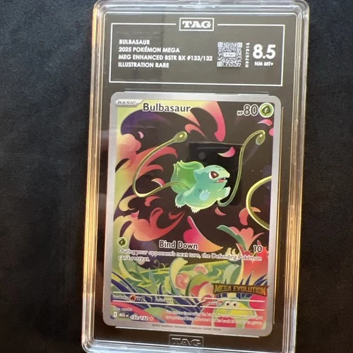 Bulbasaur - (Mega Evolution Stamped) 133/132   TAG 8.5
