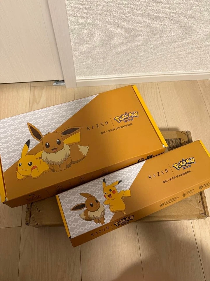 Razer Pokemon Keyboard Limited Edition Pikachu Japanese Gaming Japan Rare - Image 2 of 3