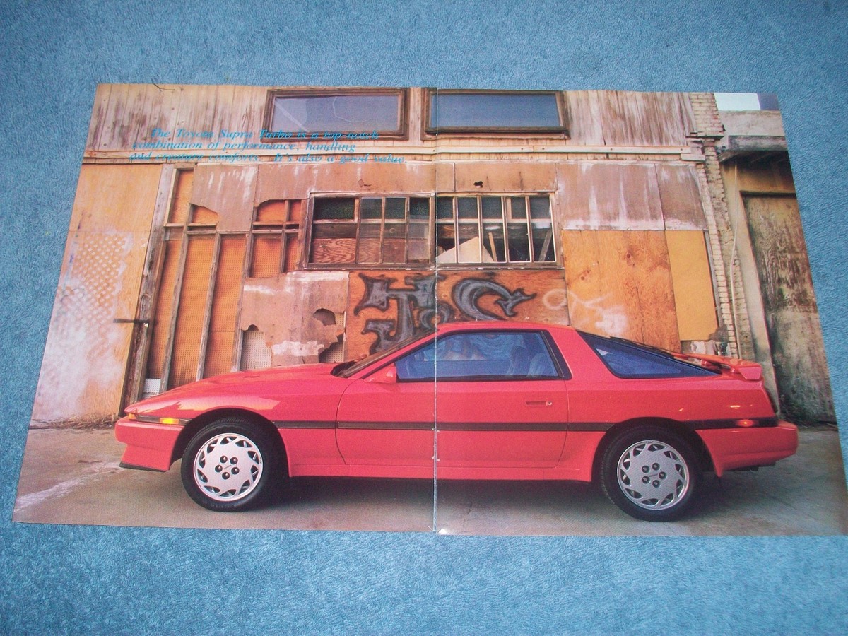 1988 Toyota Supra Turbo Vintage Road Test Info Article | eBay