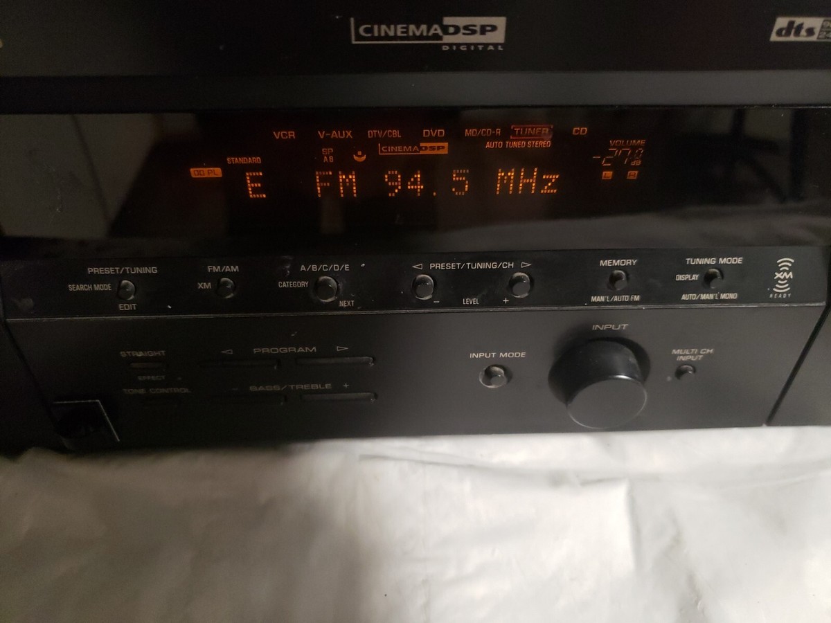 Yamaha HTR-5850 AV 6.1 Surround Sound Receiver. Bundle. Works. | eBay