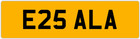 ALAH 🥰 ALLAH ANN AMY ANA AVA ASH ALAN ALS ALI ANN PRIVATE NUMBER PLATE E25 ALA