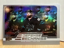 2022-23 Upper Deck 22-23 UD Brent Burns #DM-22 Defense Mechanism Hockey