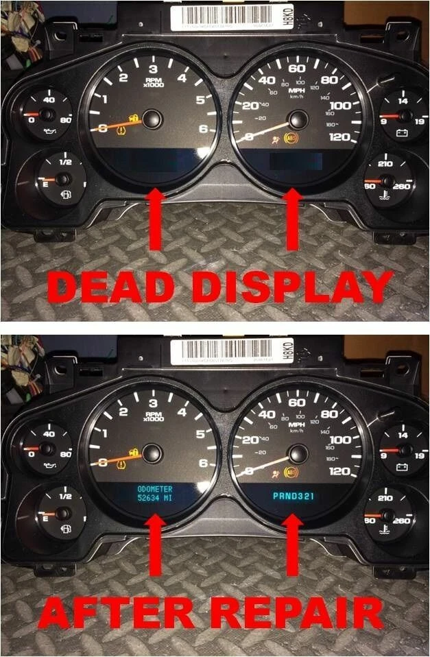 07-13 SERVICIO DE REPARACIÓN DE CLÚSTER Silverado Sierra Suburban Tahoe Yukon Chevrolet GM Foto 2 de 4