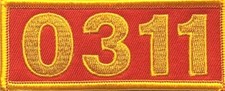 0311 MARINE CORP VETERAN MILITARY SEMPER FI MOTORCYCLE IRON ON PATCH L-21