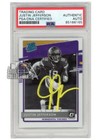 Justin Jefferson 2020 Optic Rated Rookie Variation Auto #313 PSA/DNA (Yellow)