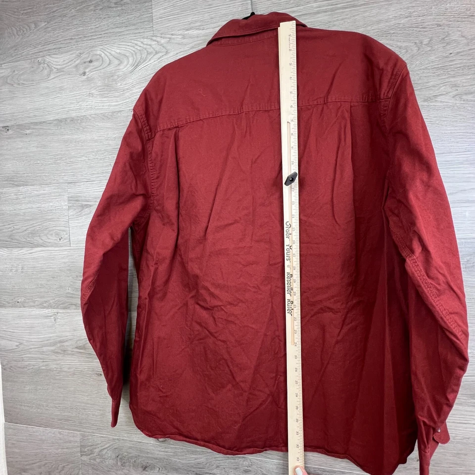 The Territory Ahead Button Up Shirt Mena Extra Large Red Western Dress Shirt - Image 4 of 4