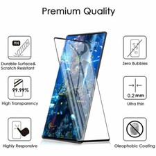 For Samsung Galaxy Note 20 Ultra Tempered Glass 3D Fingerprint Sensor Support HD