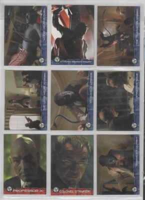 8E4 NEW UNCIRCULATED 2003 X-Men United: X2 Movie Trading Cards Base Cards U-Pick