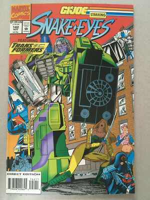 GI Joe 142 (1993) Marvel Comics featuring Transformers Generation 2