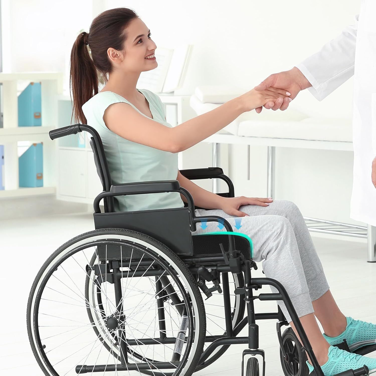 ROYALAY Wheelchair Cushions for Adults & Seniors, Thickened 18in*16in*5in