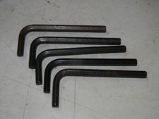 Lot of 5 - 7/32 Hex Key Allen Sets Wrench ALL Made in USA