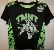 TMNT Teenage Mutant Ninja Black Turtles Short Sleeve Shirt Boys 5 / 6 NWT