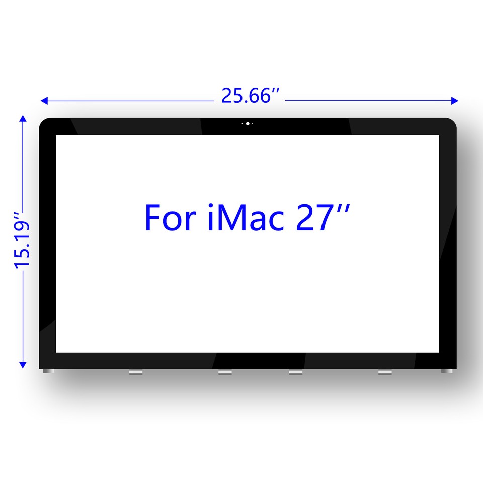 Padarsey Nieuw LCD Glas Compatibel met iMac 27'' A1312 Glas