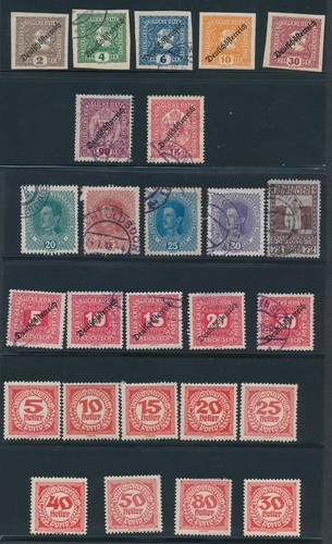 Austria (1917-1919) MH & USED ISSUES AS SHOWN, CV $95 - Picture 5 of 5