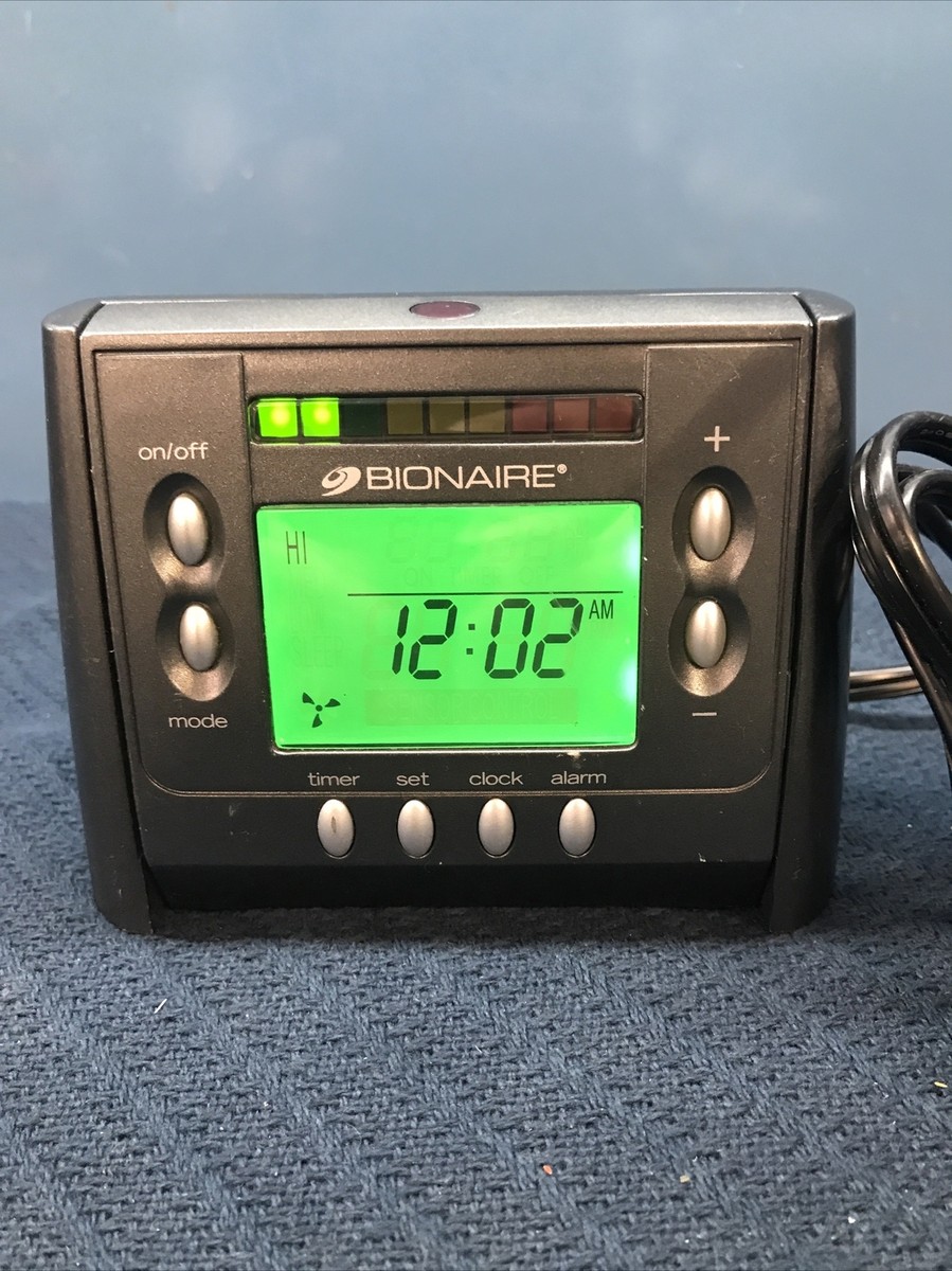 Bionaire air purifier control panel malfunction