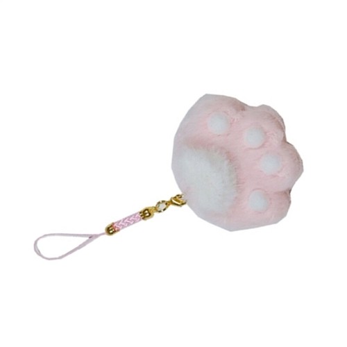 Felt Cat Paws Pendant Phone Strap Portable Hanging Lanyard for Girls Women - 第 7/9 張圖片