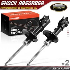 2x Front Shock Struts for Hyundai Accent LC 2000-2006 1.5L 1.6L Sedan Hatchback
