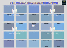 RAL Blue 5000-5026 Paint – High Quality Enamel – Brush or Spray 0.5l/1L/2.5L/5L