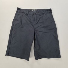 Hurley Shorts Boys 20 Black Chino Golf Casual Everyday Outdoors Youth Kids