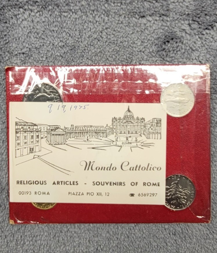 Vatican City Pontiff Paul VI Anno Santo Mint Set MCMLXXV 1975 UNC