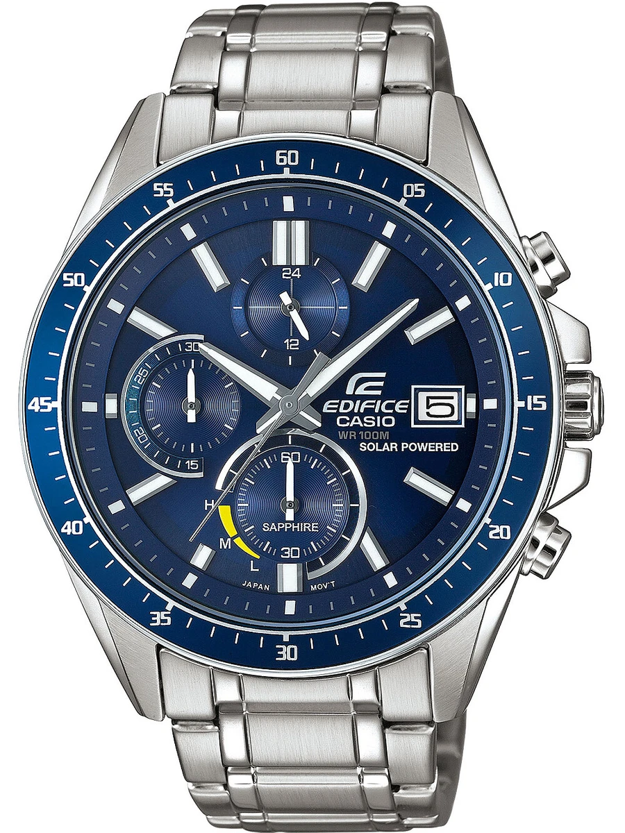 Orologio Da Polso Uomo Curren Chronograph &ndash; Lusso, Quarzo, Quadrante Blu, Cassa In Acciaio, Pelle Marrone