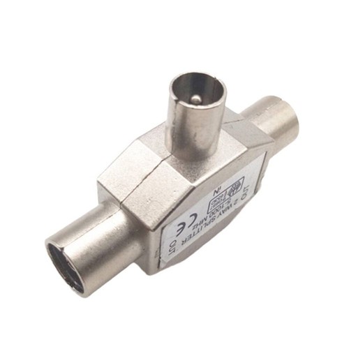 Plug T/F Type Antenna Distributor 2 Way Antenna Coaxial Signal Distributor - Zdjęcie 4 z 8
