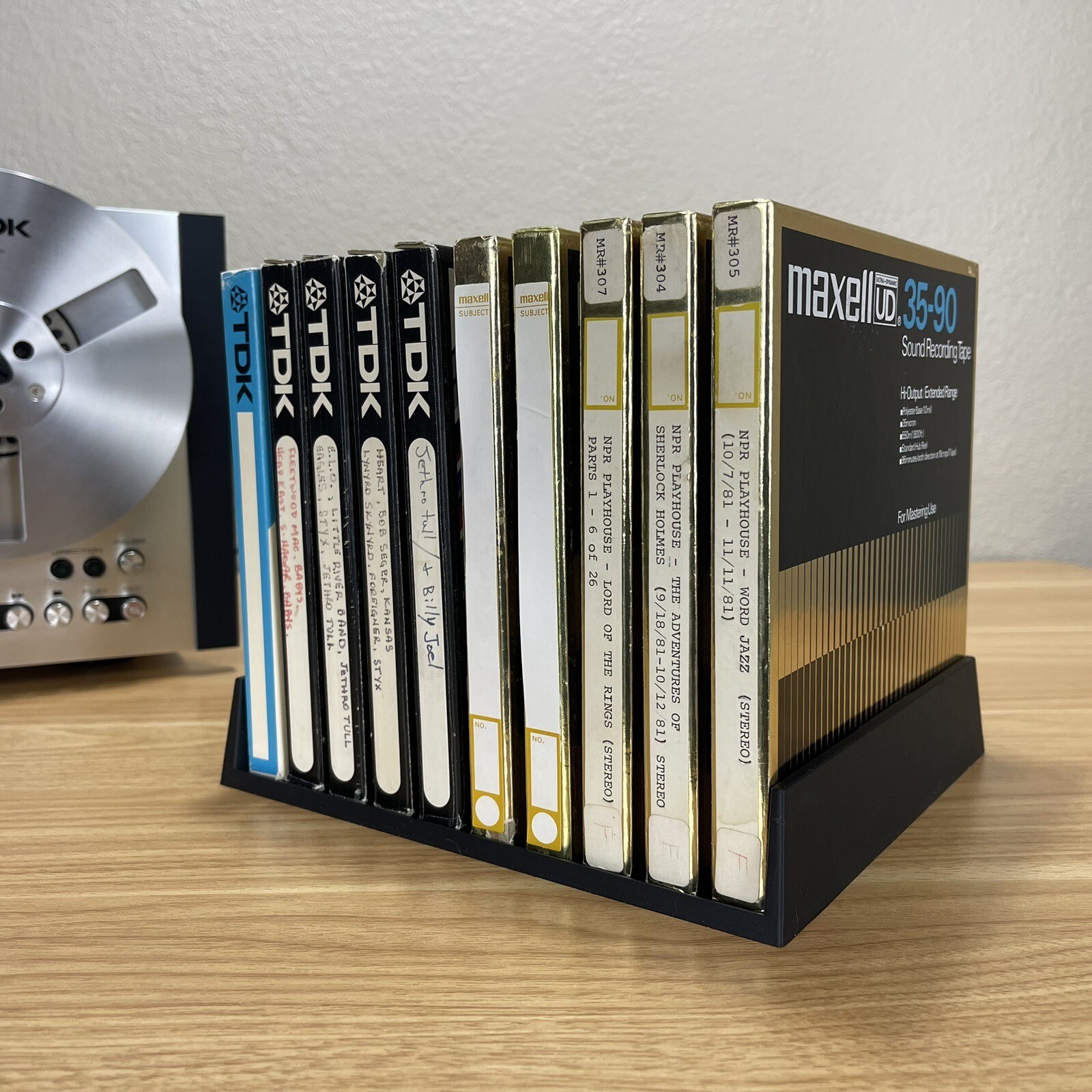 Reel to Reel Display Stand Storage Rack for 7 inch Reels