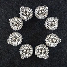 Vintage Metal Clip On Candle Holders for Christmas Tree Set of 8 German