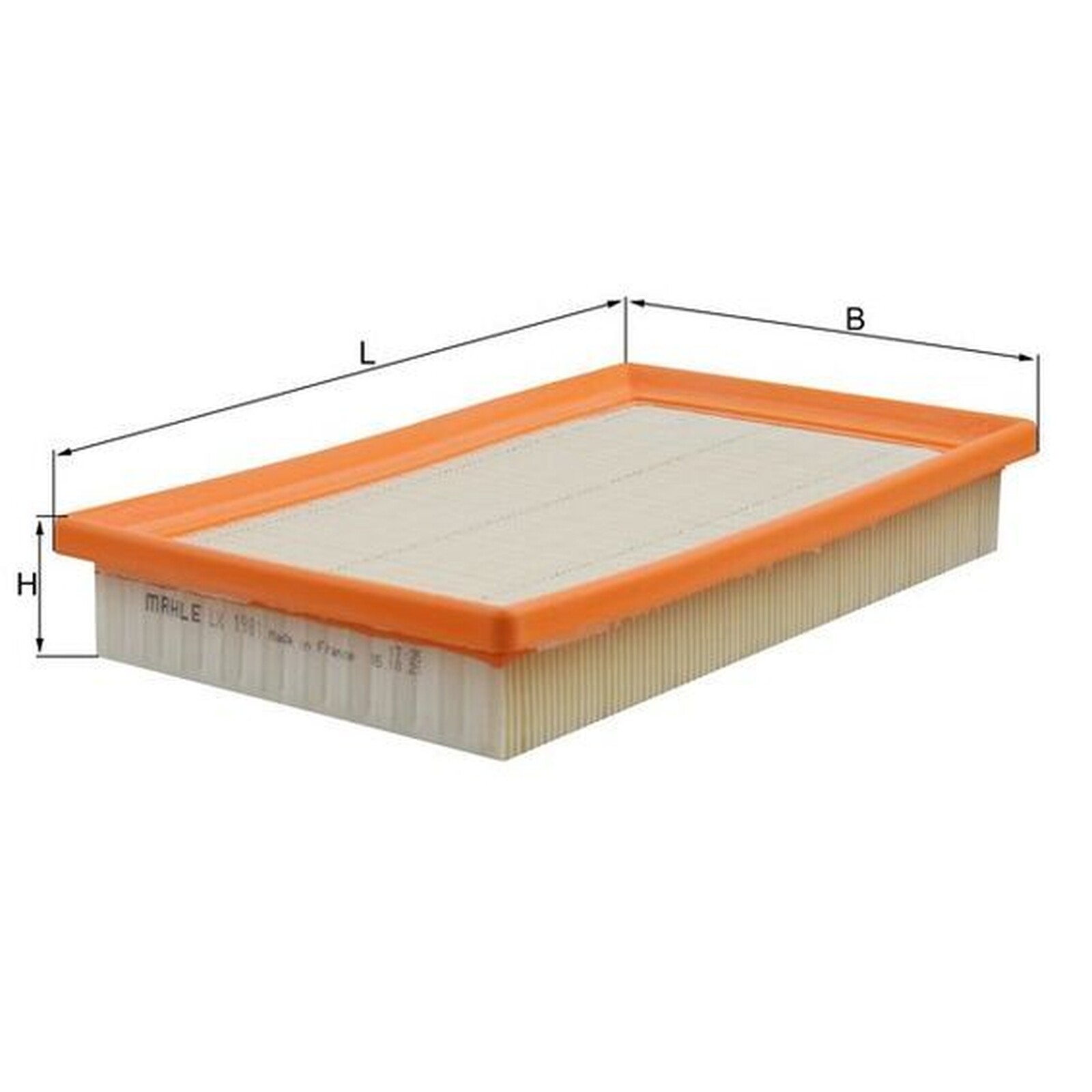 Mahle Air Filter LX1981 - Fits Hyundai Atos - Genuine Part