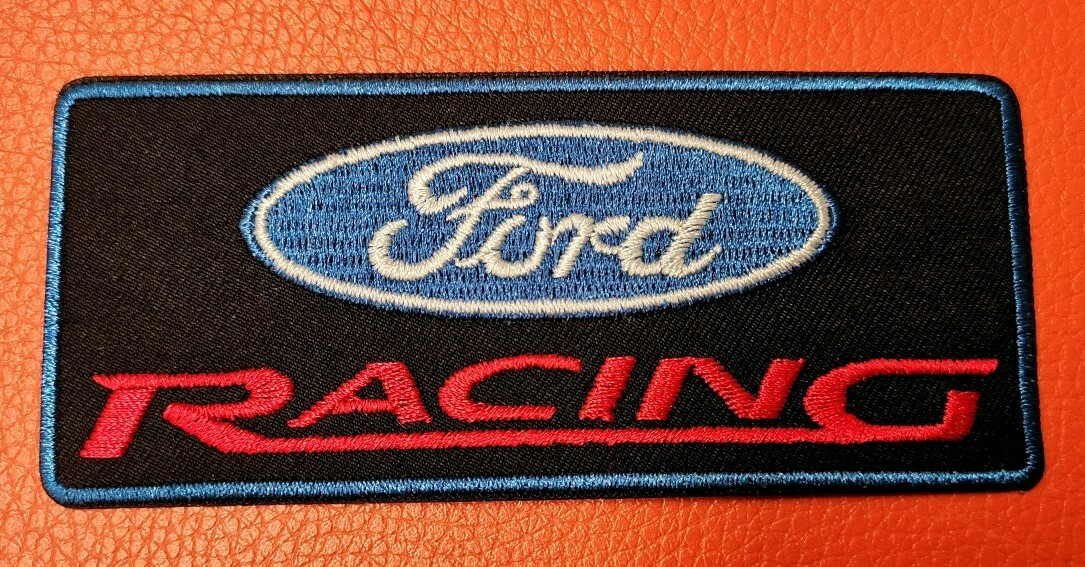 Motorsport Motor Racing Car Patch Sew / Iron On Badge:- Ford | eBay