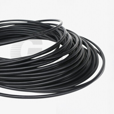 Tuyau PTFE Noir Résistant à La Chaleur - Diamètres Intérieurs 1 à 8mm (ID) - Longueur Variable - Neuf