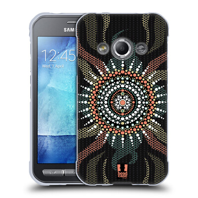 HEAD CASE DESIGNS ABORIGINAL DOTS SOFT GEL CASE FOR SAMSUNG PHONES 4