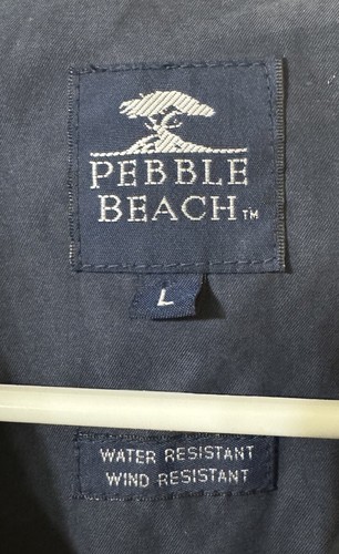 Vintage 90s Mens Pebble Beach Windbreak Jacket Made In Korea Retro - Size L - Picture 2 of 5